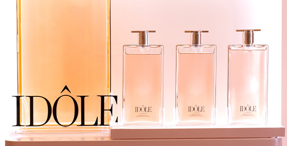 Projet Lancome Podium Parfum Idole - Groupe ELBA