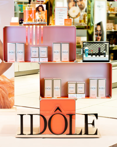Projet Lancôme Travel Retail Parfum Idôle Y Live - Groupe ELBA