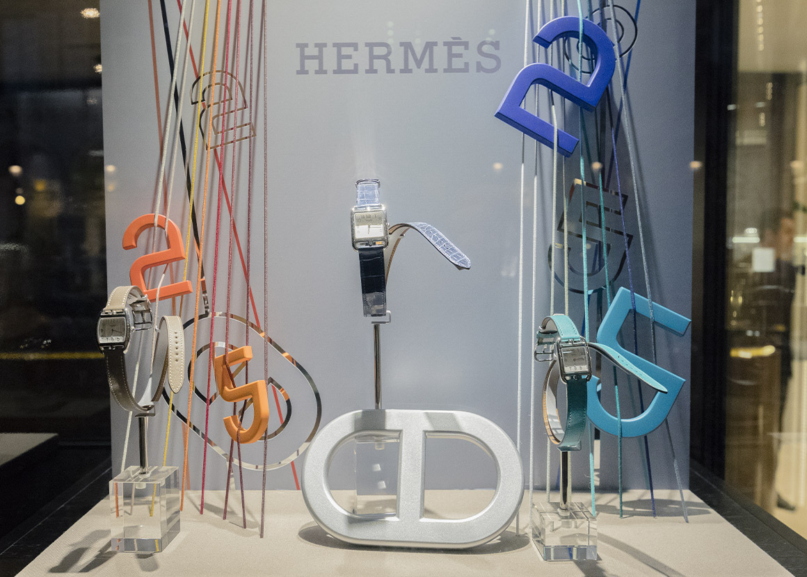 Projet Hermès Vitrine Cape Cod Arije - Groupe ELBA