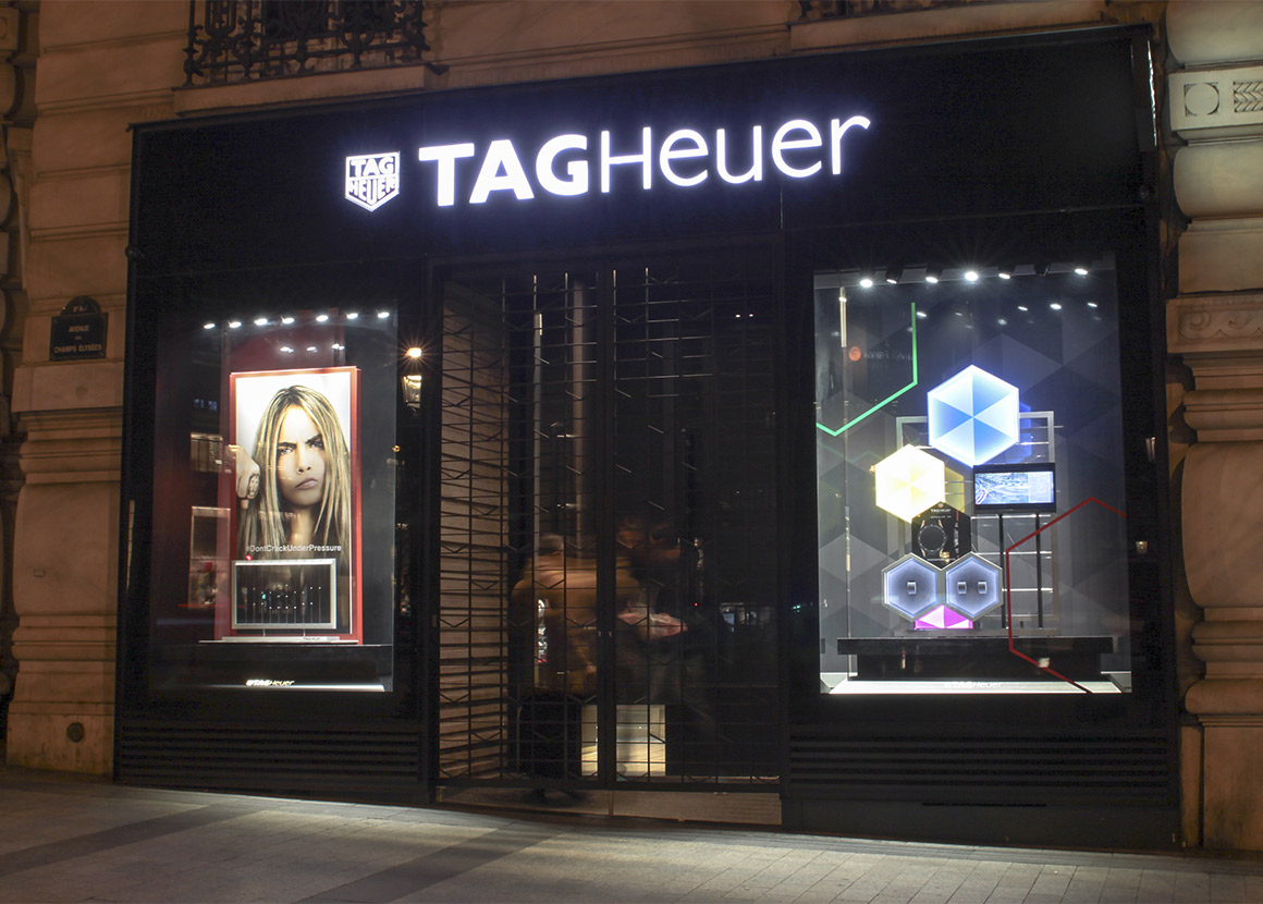 Projet Tag Heuer Vitrine Connected 1 - Groupe ELBA