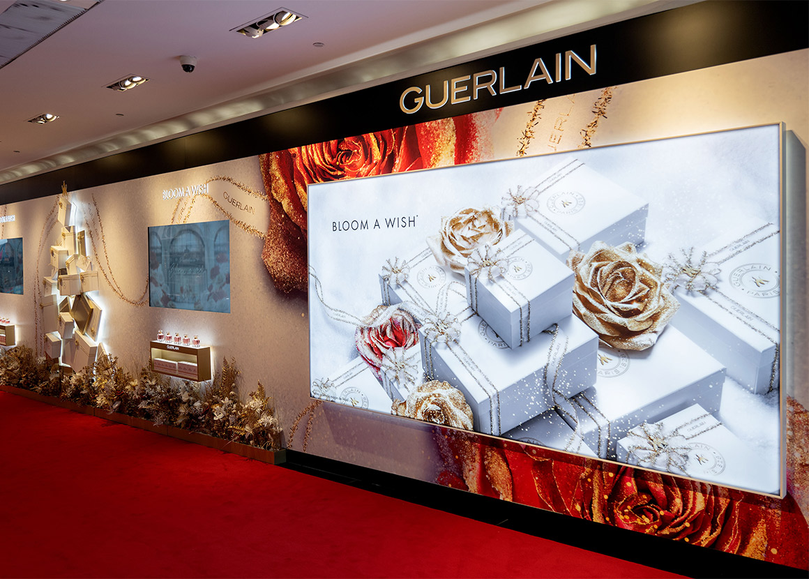 Projet Guerlain Descente Mon Guerlain Bloom a Wish Sephora Champs-Elysées 2020 - Groupe ELBA
