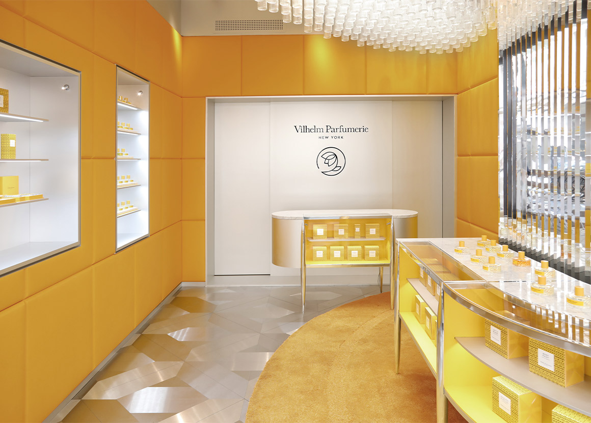 Projet Vilhelm Parfumerie Shop fitting Première Boutique Paris 2021 - Groupe ELBA