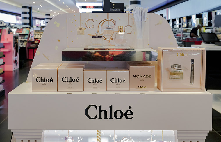 Merchandising Parfum Chloe EDG Chirstmas 2019 - Groupe ELBA