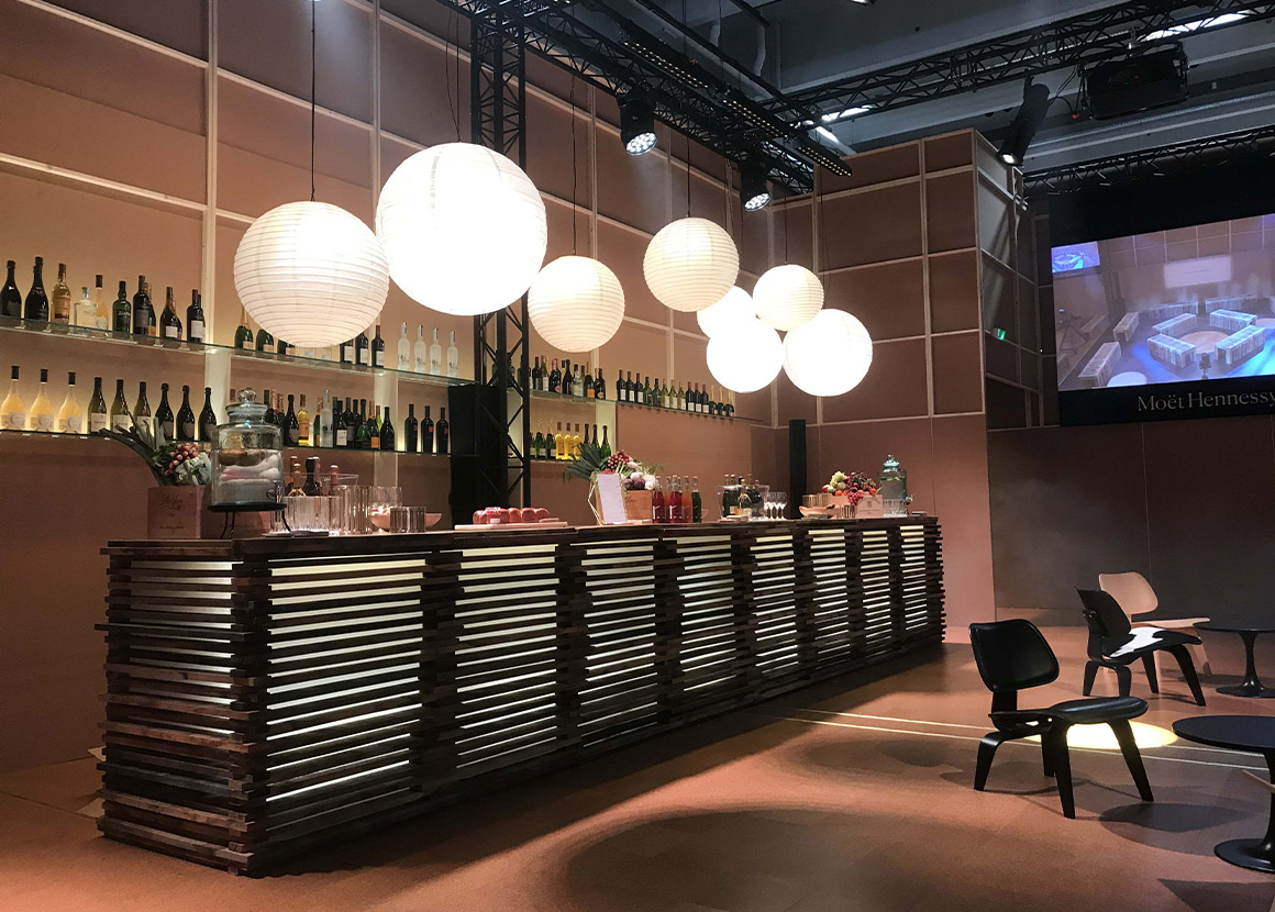 Projet Moët Hennessy Stand Vinexpo 2020 - Groupe ELBA