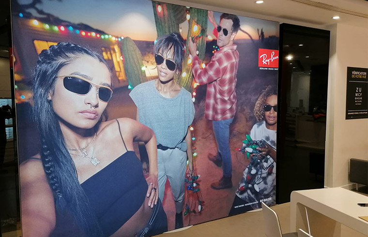 Projet Ray Ban Event Grand Optical - Groupe ELBA