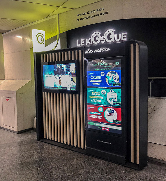 Projet Mediatransports Le Kiosque du Métro - Groupe ELBA