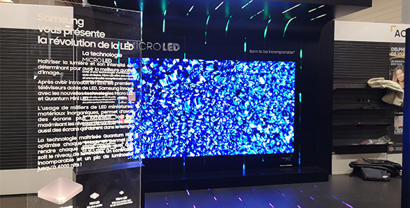 Projet Samsung Stand Micro LED - Groupe ELBA